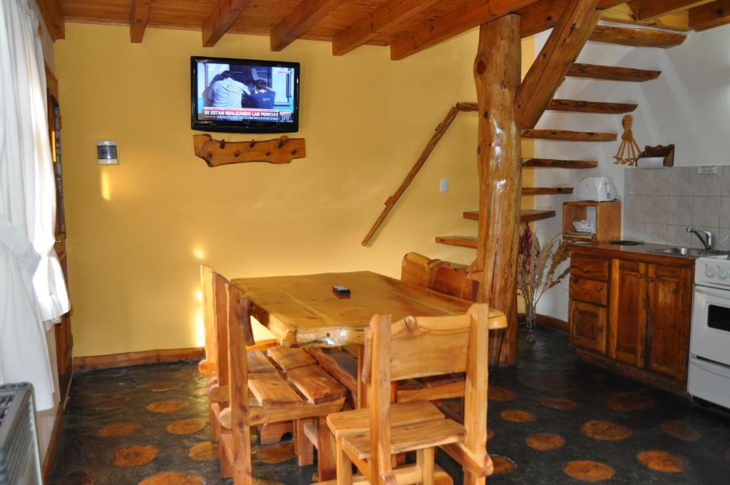 Apart Samay Hue Bungalows Dina Huapi Rum bild